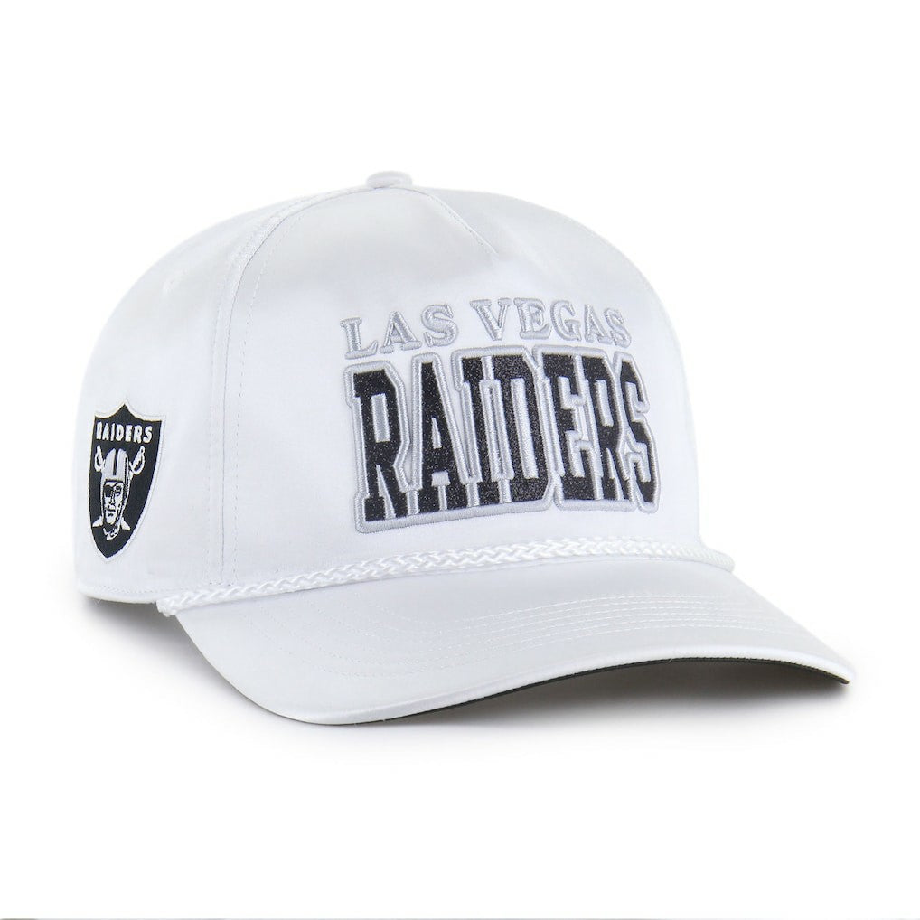 Las Vegas Raiders '47 Women's Outspoken Hitch Adjustable Hat White