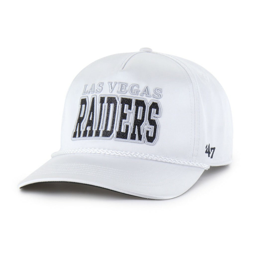 Las Vegas Raiders '47 Women's Outspoken Hitch Adjustable Hat White