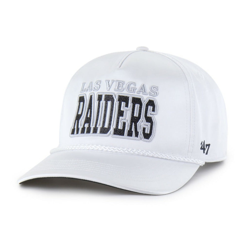 Las Vegas Raiders '47 Women's Outspoken Hitch Adjustable Hat White