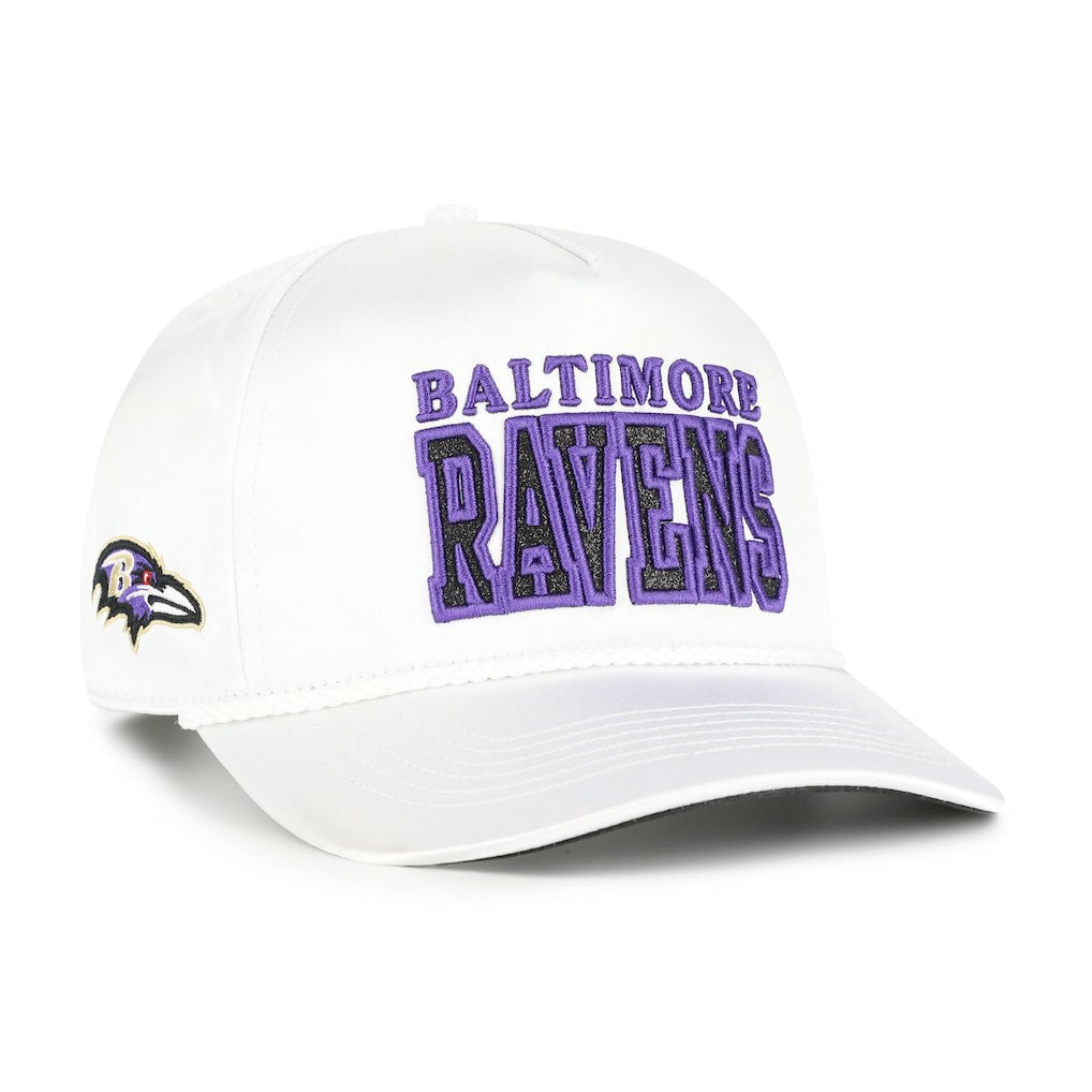 Baltimore Ravens '47 Women's Outspoken Hitch Adjustable Hat White