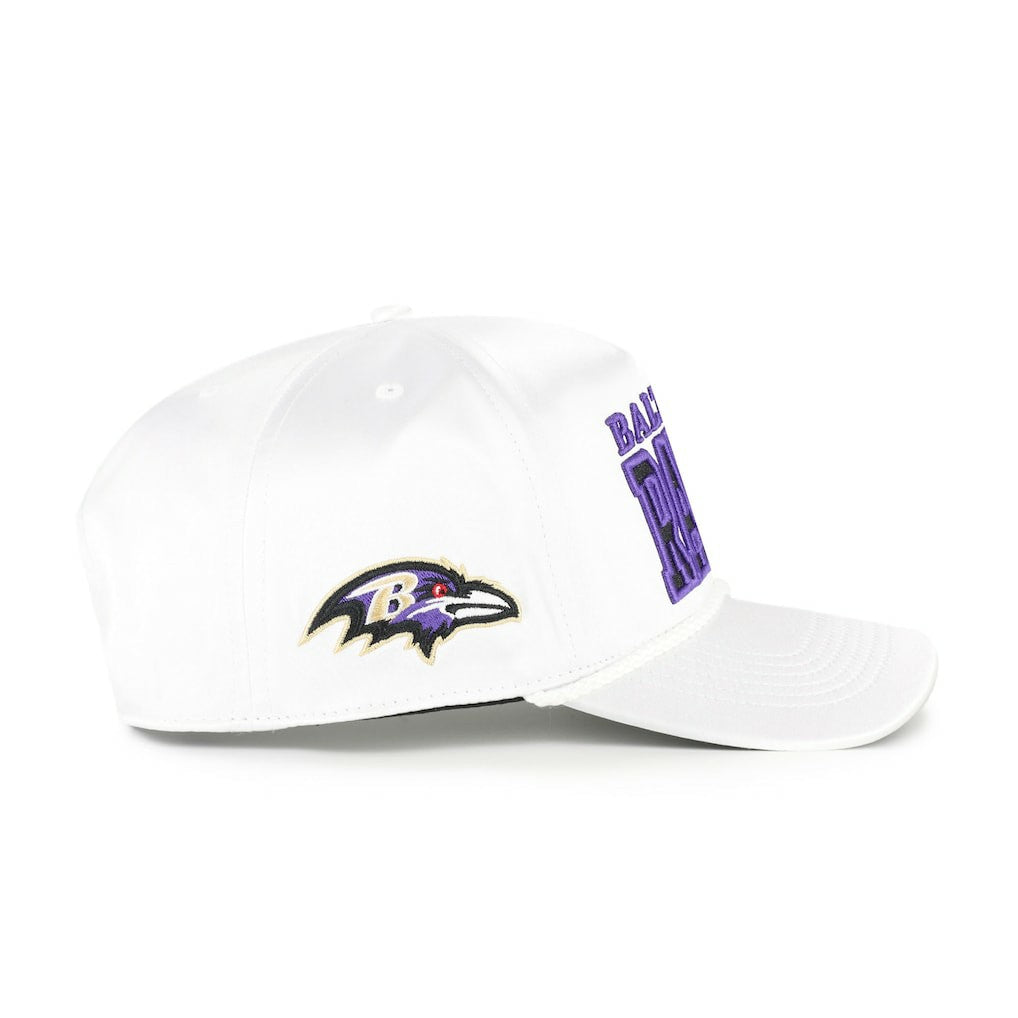 Baltimore Ravens '47 Women's Outspoken Hitch Adjustable Hat White