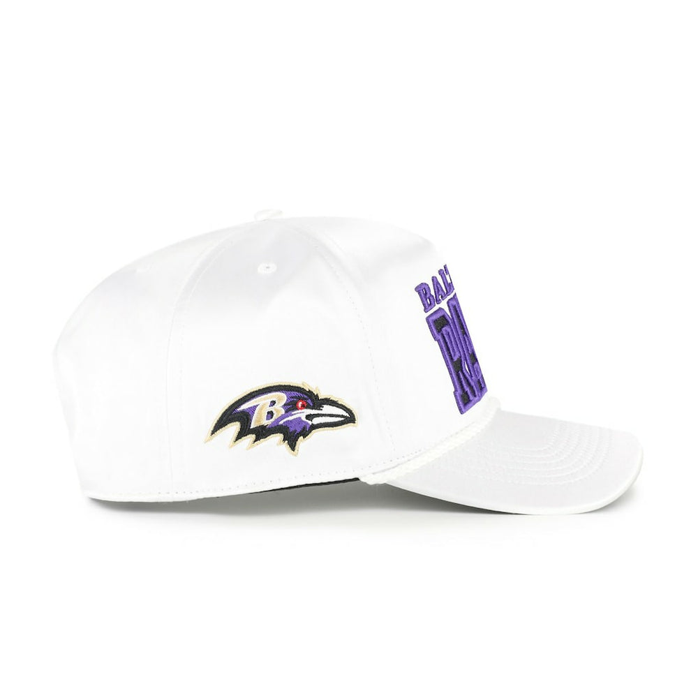 Baltimore Ravens '47 Women's Outspoken Hitch Adjustable Hat White