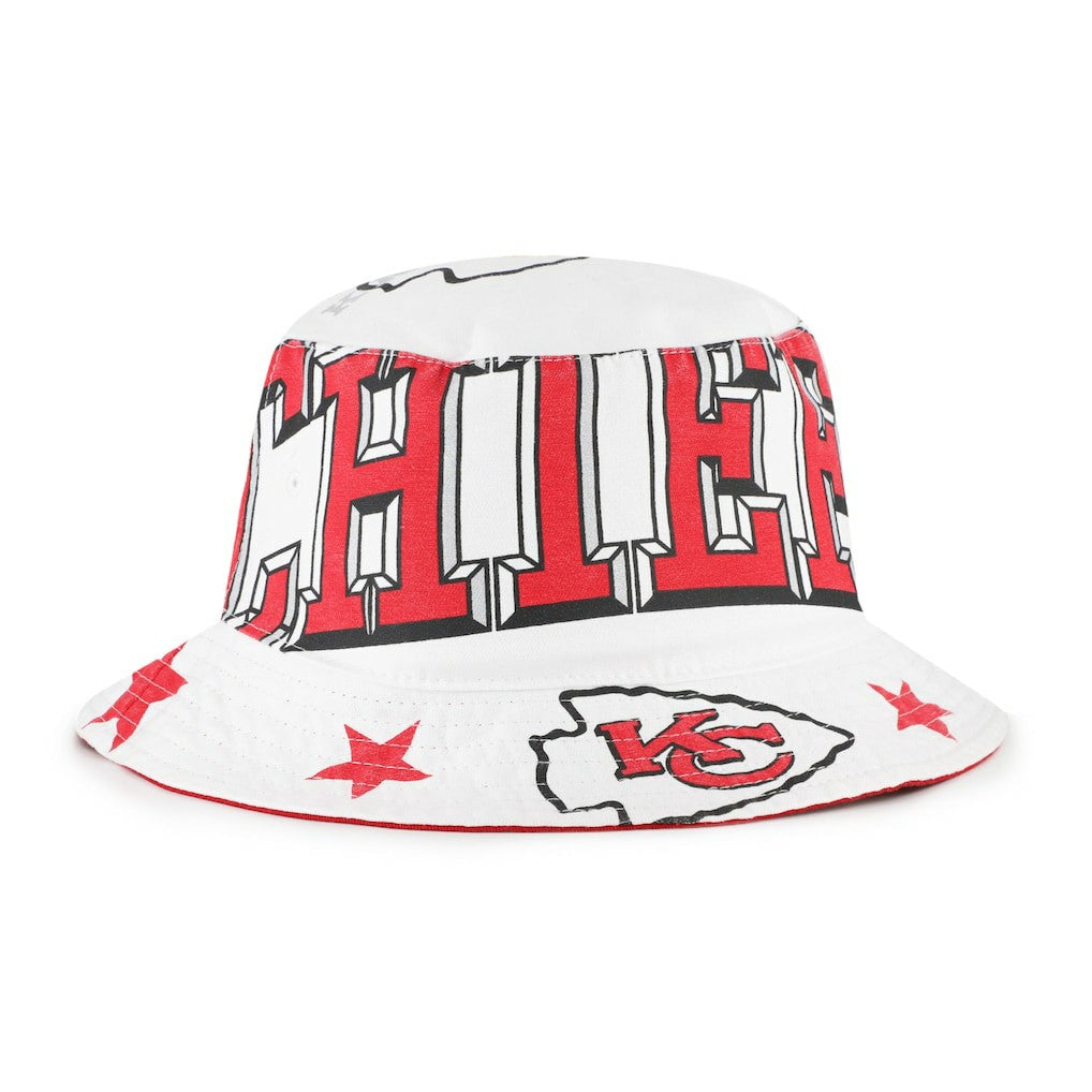 Kansas City Chiefs '47 Women's Energize Bucket Hat White