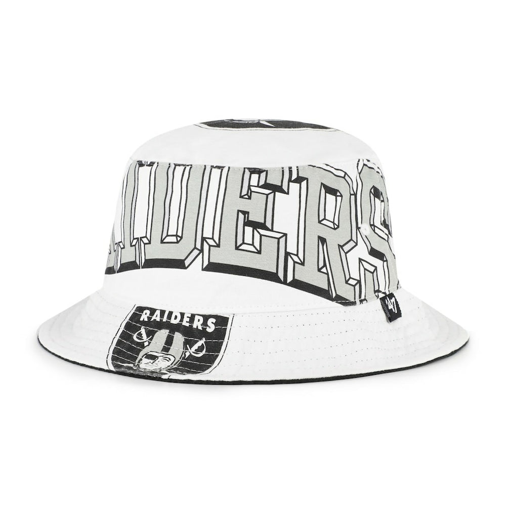 Las Vegas Raiders '47 Women's Energize Bucket Hat White