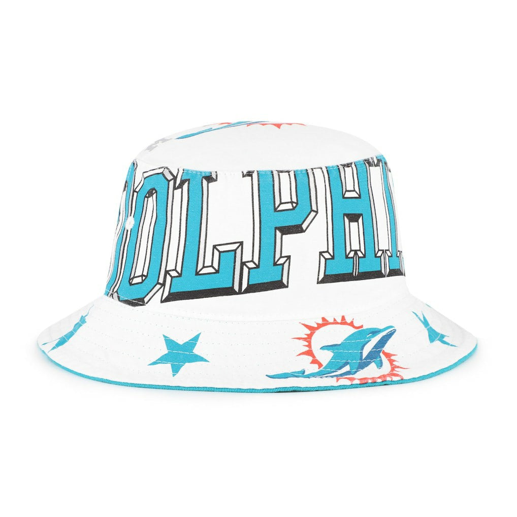 Miami Dolphins '47 Women's Energize Bucket Hat White