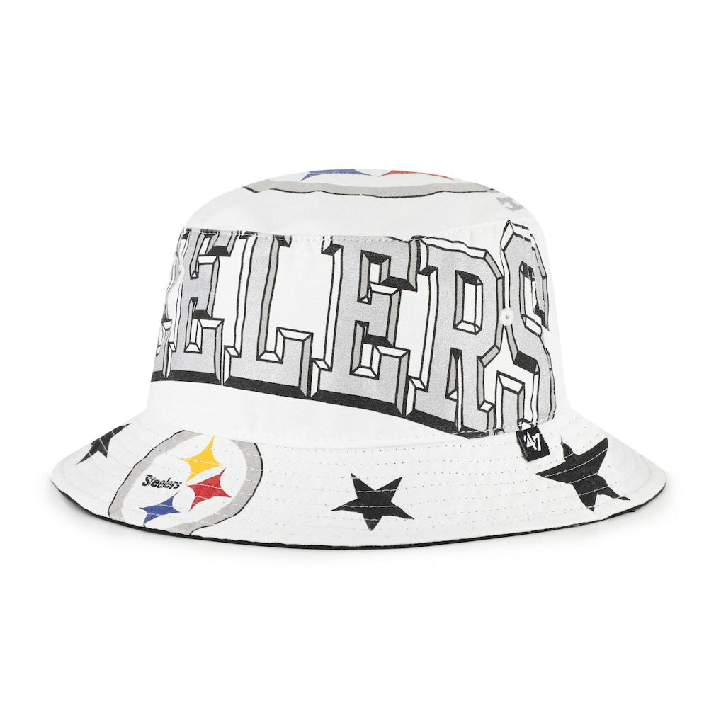 Pittsburgh Steelers '47 Women's Energize Bucket Hat White