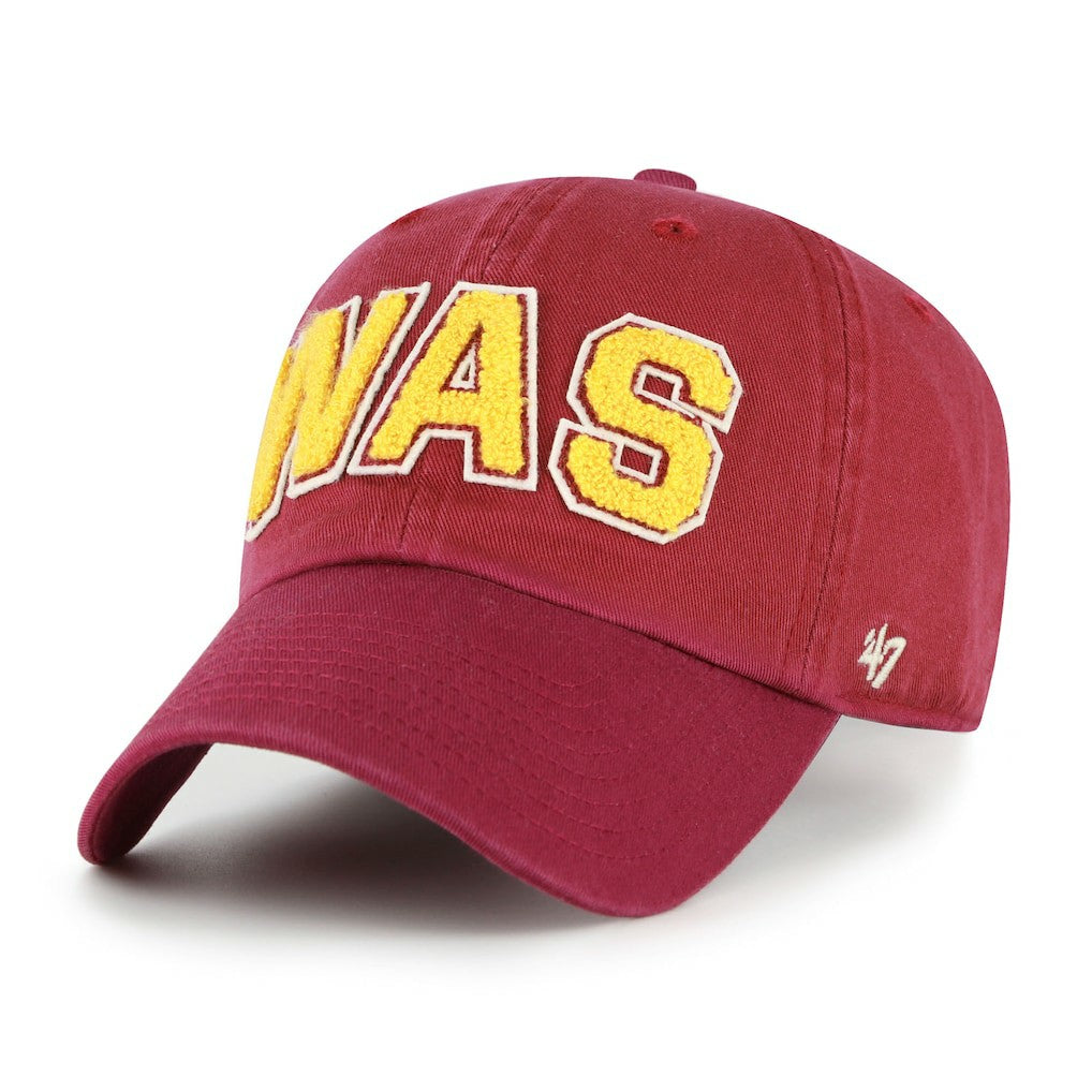 Washington Commanders '47 Women's Zoey Clean Up Adjustable Hat Burgundy