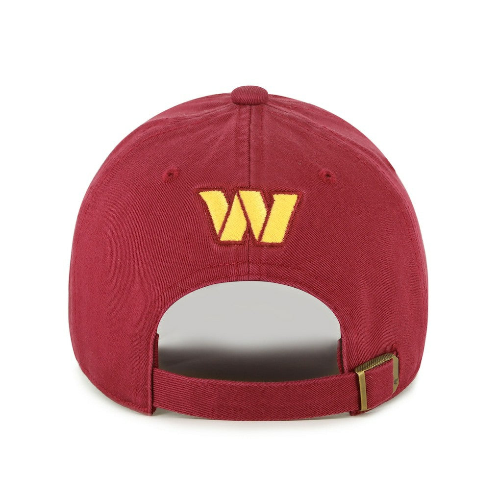 Washington Commanders '47 Women's Zoey Clean Up Adjustable Hat Burgundy