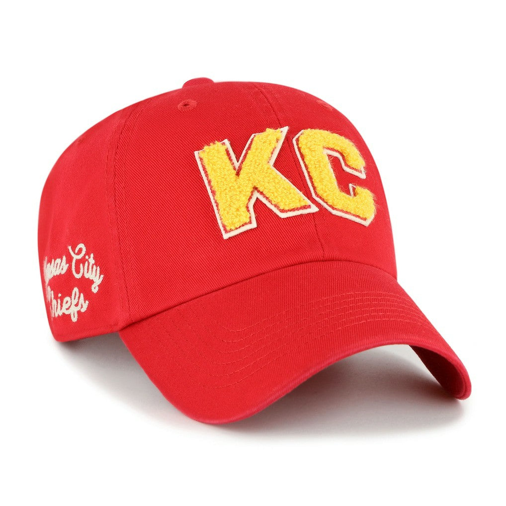 Kansas City Chiefs '47 Women's Zoey Clean Up Adjustable Hat Red