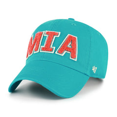 Miami Dolphins '47 Women's Zoey Clean Up Adjustable Hat Aqua