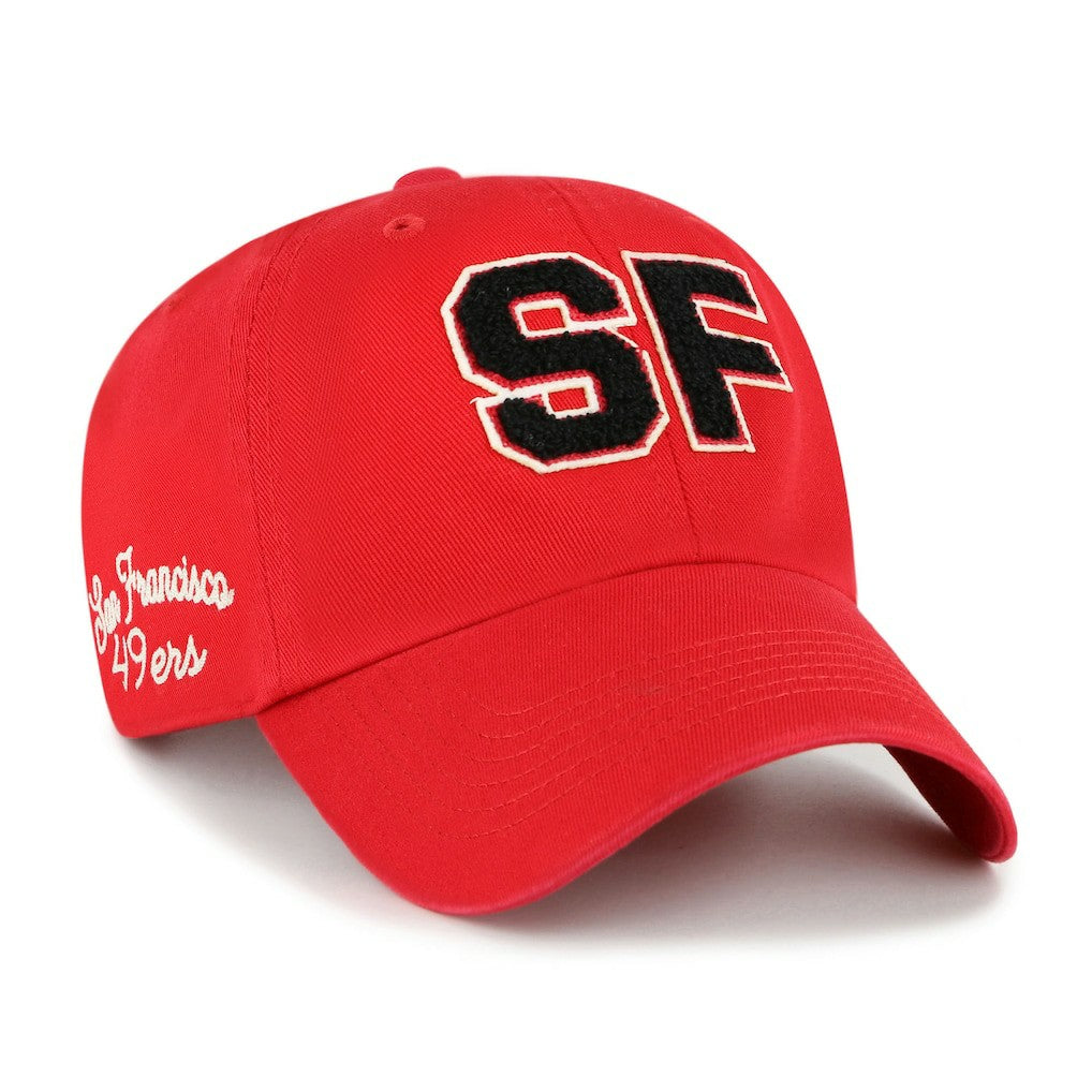 San Francisco 49ers '47 Women's Zoey Clean Up Adjustable Hat Scarlet