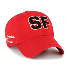 San Francisco 49ers '47 Women's Zoey Clean Up Adjustable Hat Scarlet