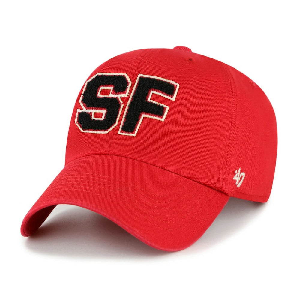 San Francisco 49ers '47 Women's Zoey Clean Up Adjustable Hat Scarlet
