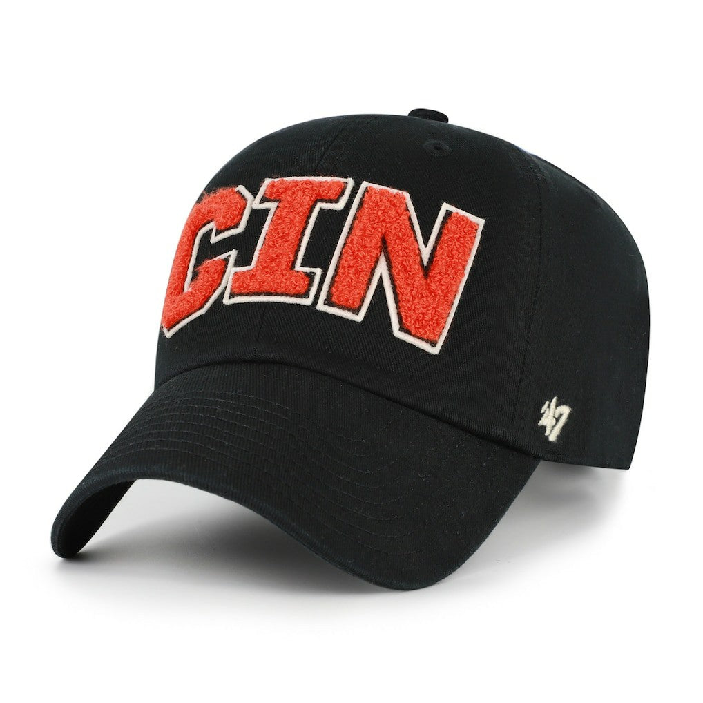 Cincinnati Bengals '47 Women's Zoey Clean Up Adjustable Hat Black