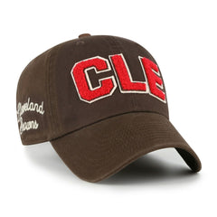 Cleveland Browns '47 Women's Zoey Clean Up Adjustable Hat Brown