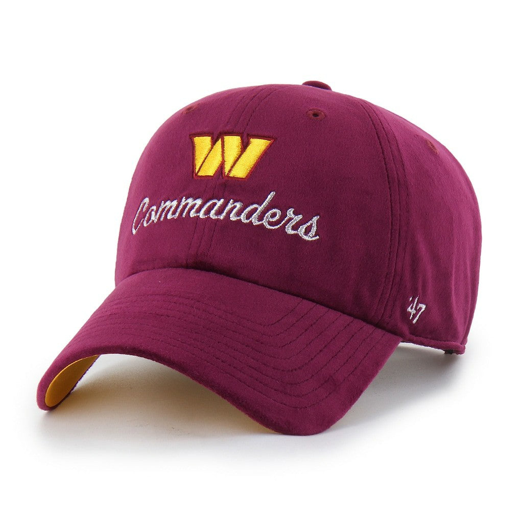Washington Commanders '47 Women's Spirited Clean Up Adjustable Hat Burgundy