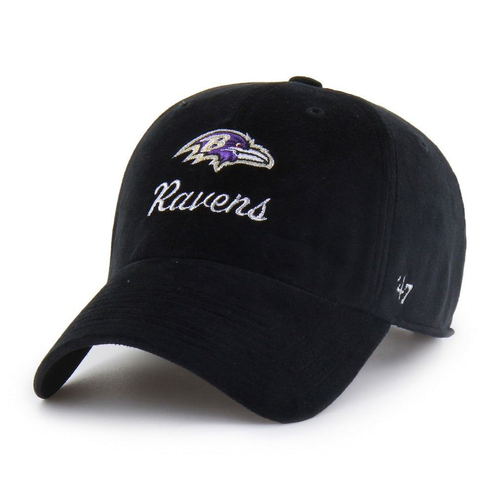 Baltimore Ravens '47 Women's Spirited Clean Up Adjustable Hat Black
