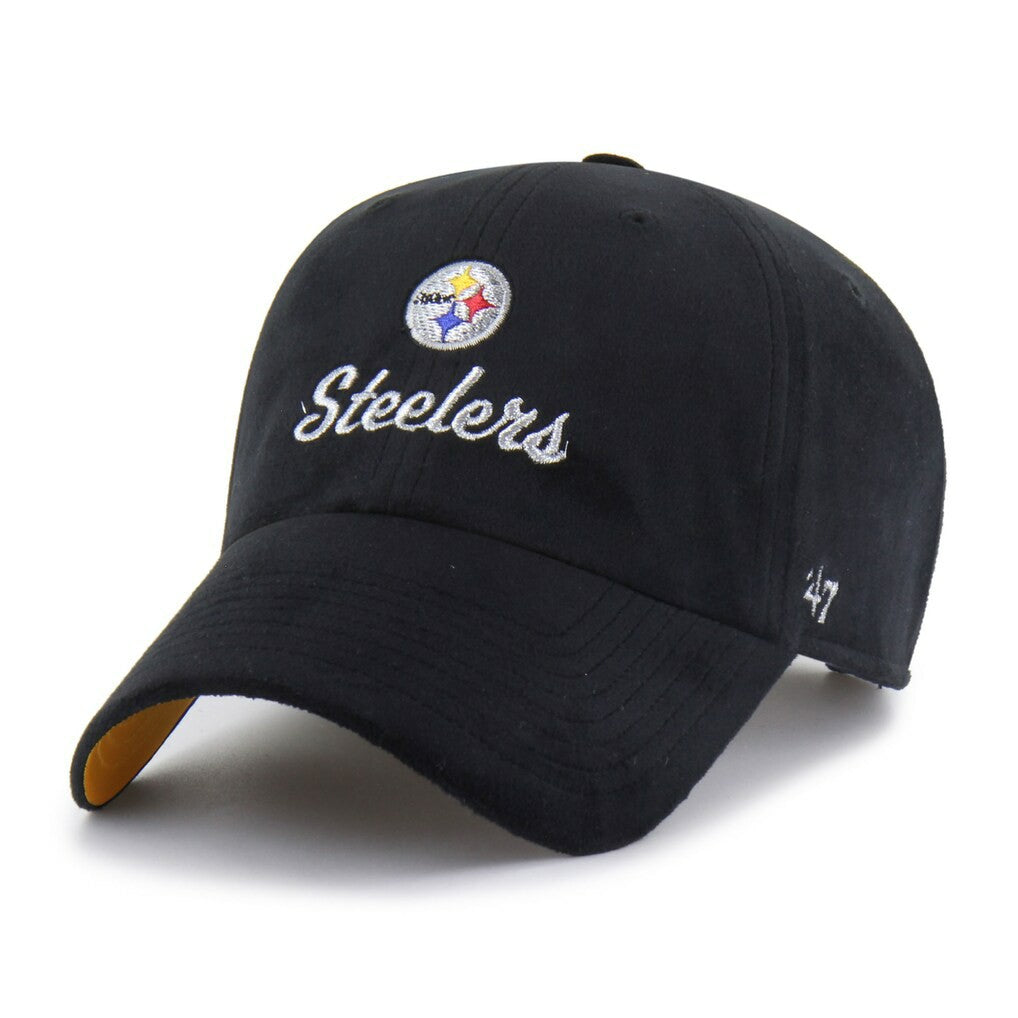 Pittsburgh Steelers '47 Women's Spirited Clean Up Adjustable Hat Black