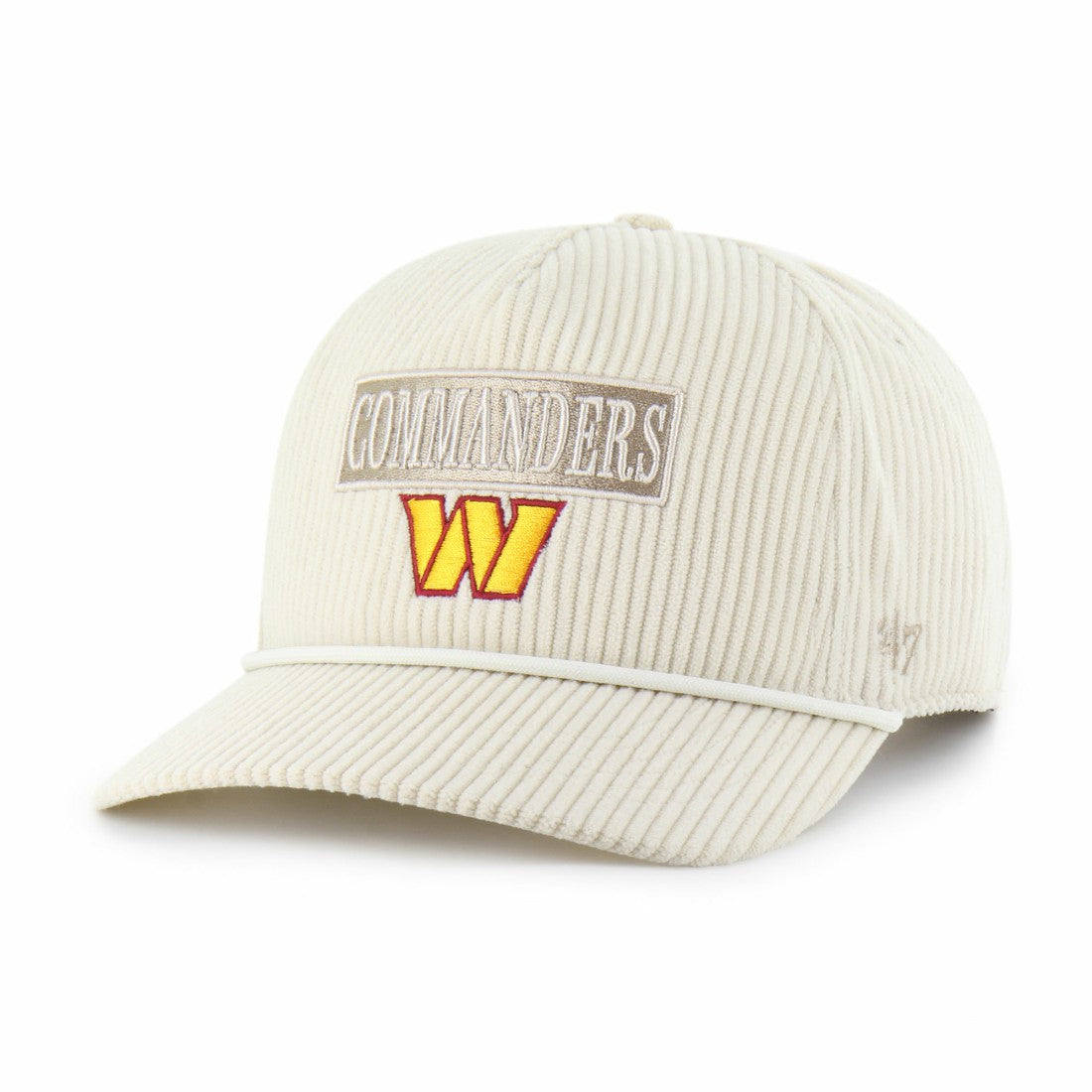 Washington Commanders '47 Women's Mellow Corduroy Hitch Adjustable Hat Natural
