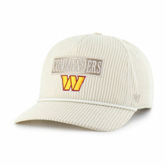 Washington Commanders '47 Women's Mellow Corduroy Hitch Adjustable Hat Natural