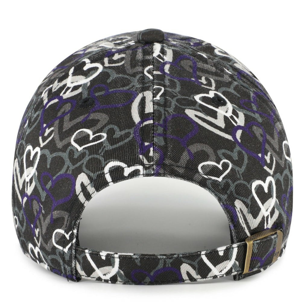 Baltimore Ravens '47 Girls Youth Mural Clean Up Adjustable Hat Black