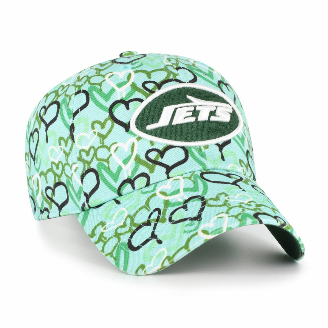 New York Jets '47 Girls Youth Mural Clean Up Adjustable Hat Green