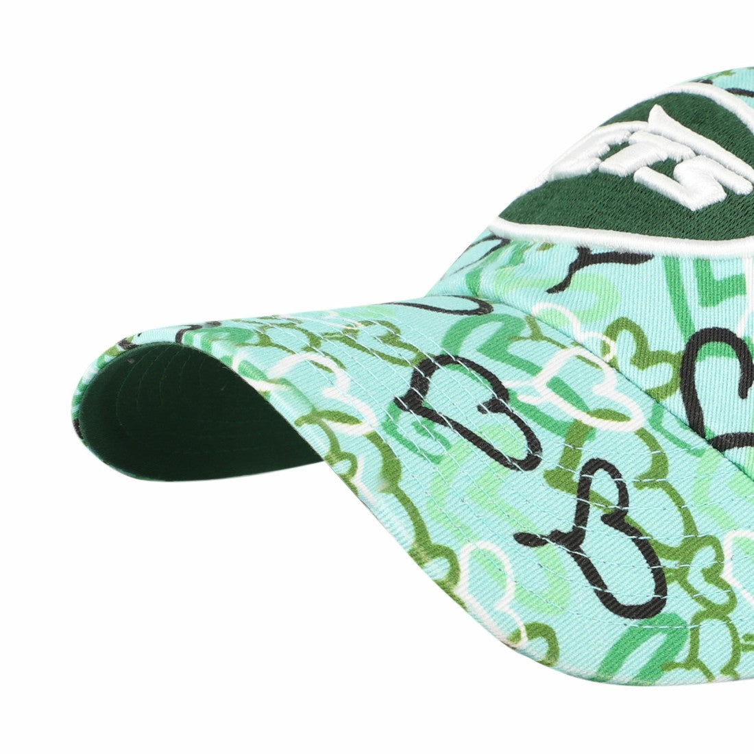 New York Jets '47 Girls Youth Mural Clean Up Adjustable Hat Green