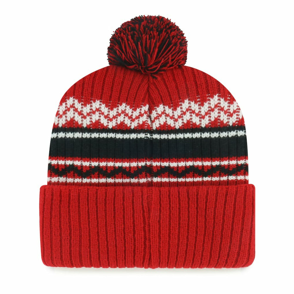 San Francisco 49ers '47 Youth Polar Vortex Cuffed Knit Hat with Pom Scarlet
