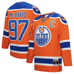 NHL Connor McDavid Edmonton Oilers Mitchell & Ness Power Play Jersey - Orange
