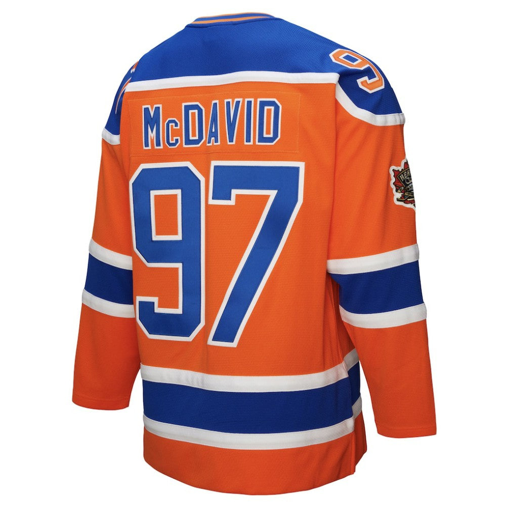 NHL Connor McDavid Edmonton Oilers Mitchell & Ness Power Play Jersey - Orange