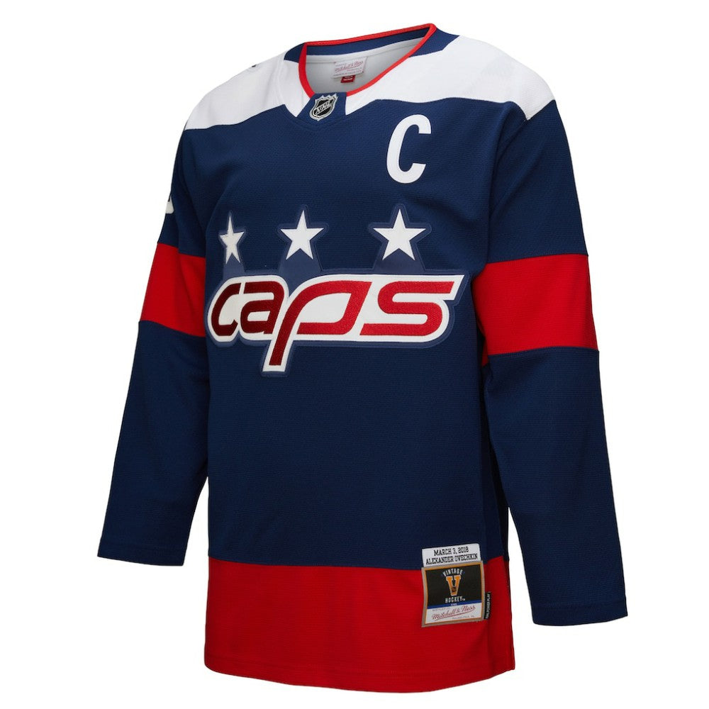 NHL Alexander Ovechkin Washington Capitals Mitchell & Ness Power Play Jersey - Navy