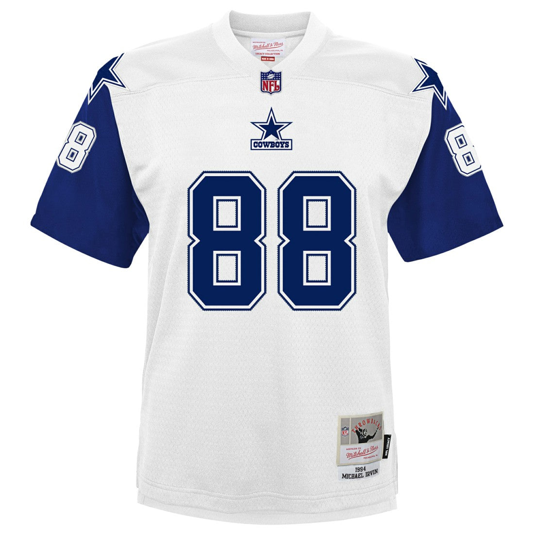 Michael Irvin Dallas Cowboys Youth 1994 Alternate Legacy Jersey White