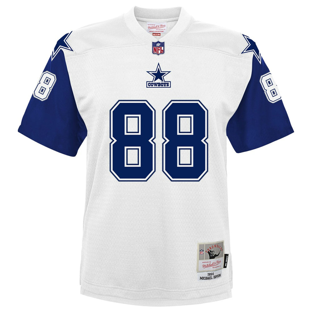Michael Irvin Dallas Cowboys Youth 1994 Alternate Legacy Jersey White