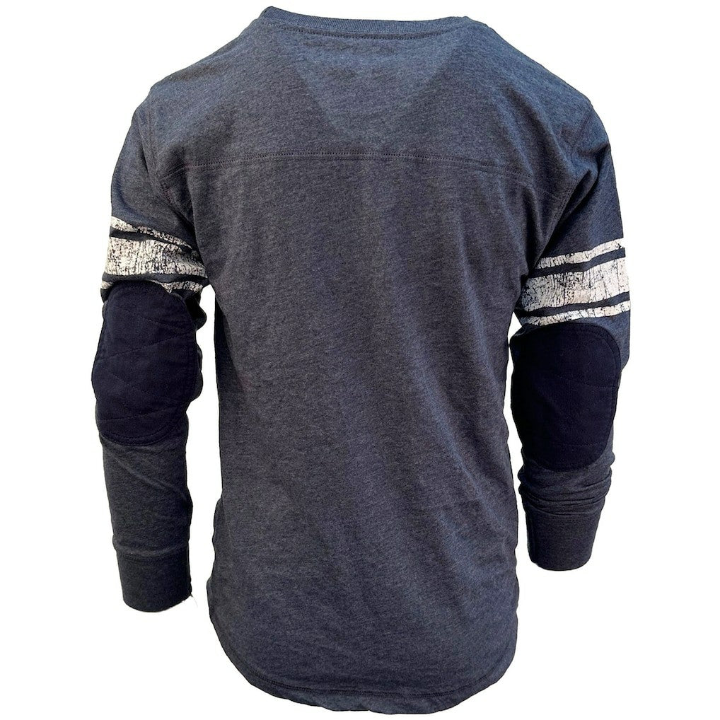 Dallas Cowboys Wes & Willy Youth Football Long Sleeve T-Shirt Navy