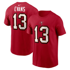Tampa Bay Buccaneers Player Name & Number T-Shirt Red