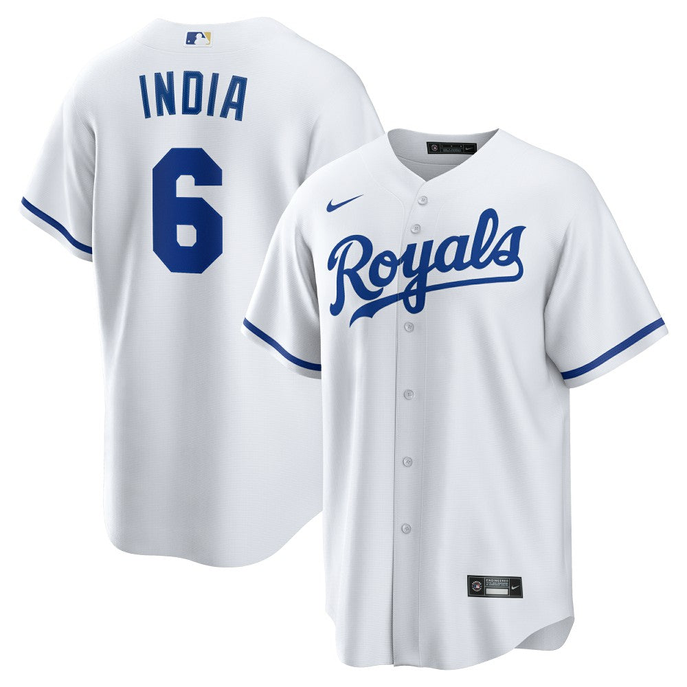 Jonathan India Kansas City Royals Nike Home Replica Player Jersey - White Jerseys