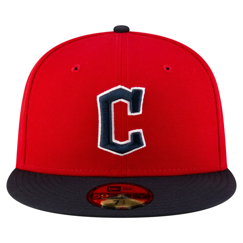Cleveland Guardians New Era  Authentic Collection On Field 59FIFTY Fitted Hat - Red/Black Hats