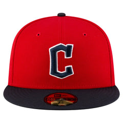 Cleveland Guardians New Era  Authentic Collection On Field 59FIFTY Fitted Hat - Red/Black Hats
