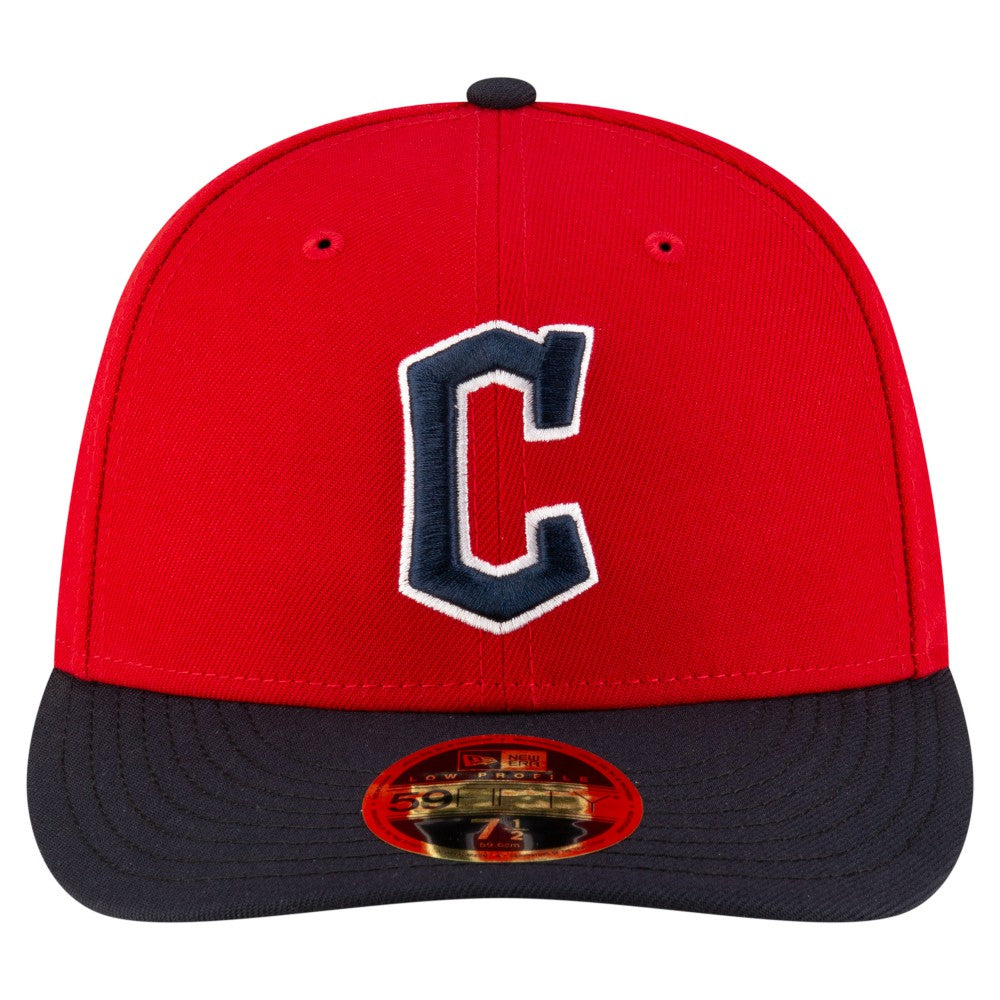 Cleveland Guardians New Era  Authentic Collection On-Field Low Profile 59FIFTY Fitted Hat - Red/Black Hats