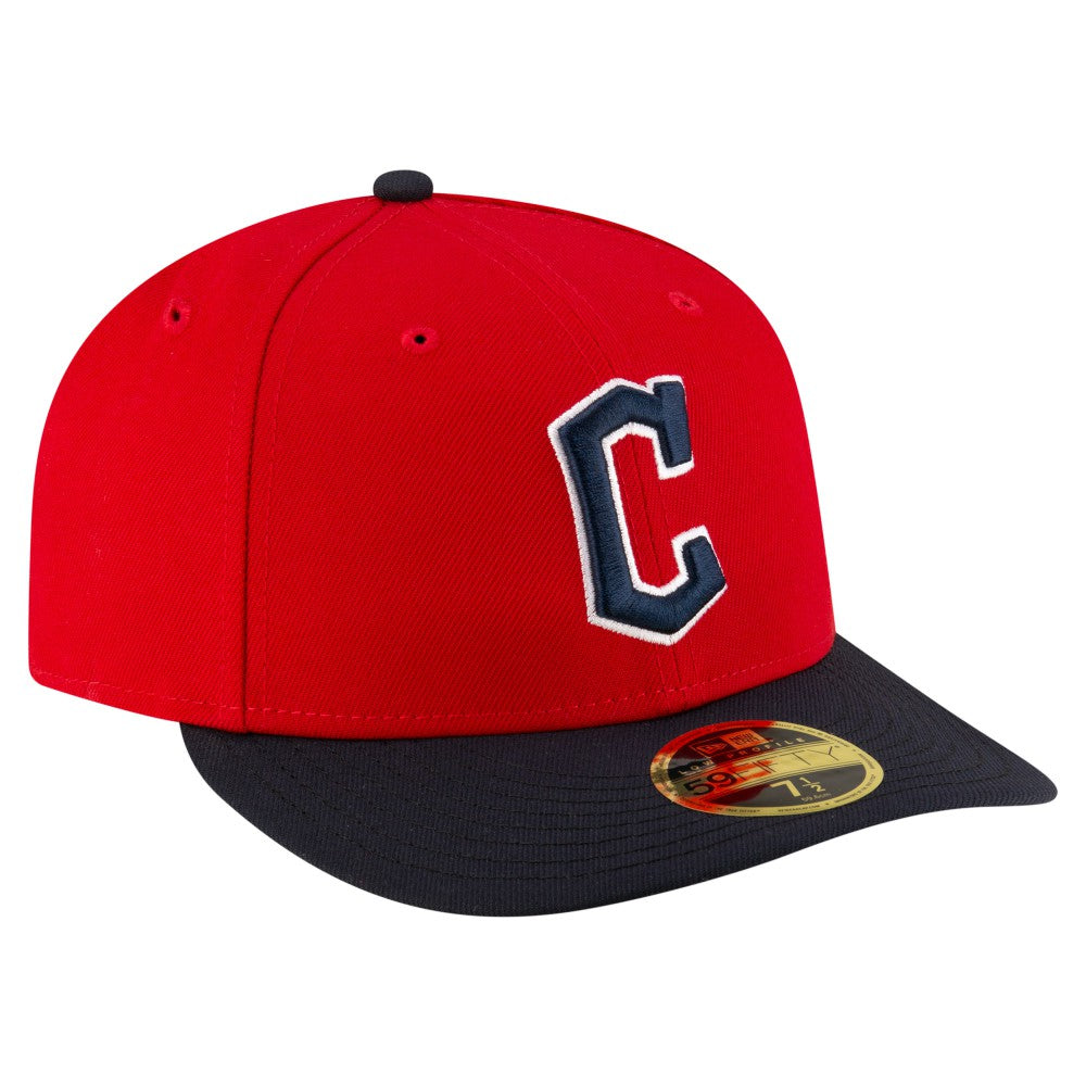 Cleveland Guardians New Era  Authentic Collection On-Field Low Profile 59FIFTY Fitted Hat - Red/Black Hats