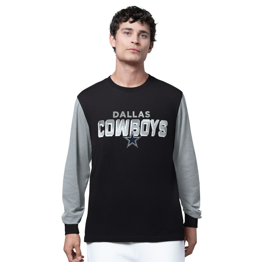 Dallas Cowboys Starter Thursday Night Gridiron Long Sleeve T-Shirt- Black