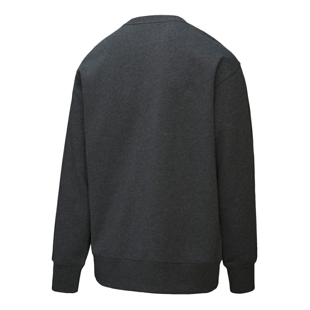 NHL Chicago Blackhawks Mitchell & Ness Playoff Win Fleece Pullover Sweatshirt - Heather Charcoal