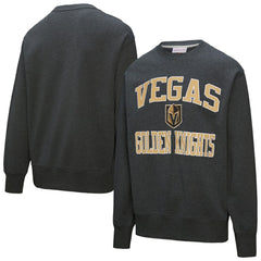NHL Vegas Golden Knights Mitchell & Ness Playoff Win Fleece Pullover Sweatshirt - Black