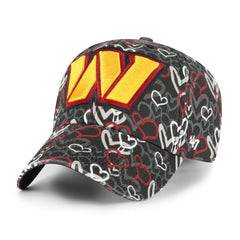 Washington Commanders '47 Girls Preschool Mural Clean Up Adjustable Hat Black