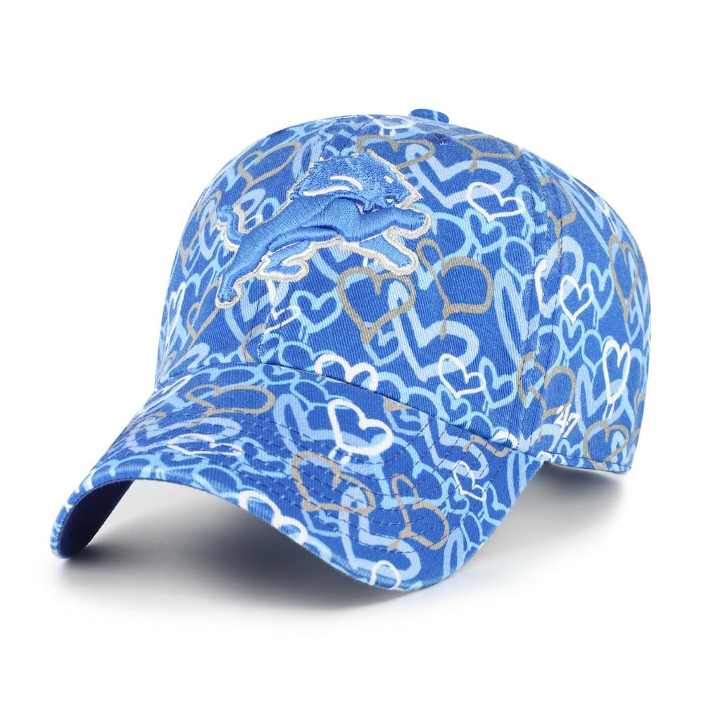 Detroit Lions '47 Girls Preschool Mural Clean Up Adjustable Hat Blue