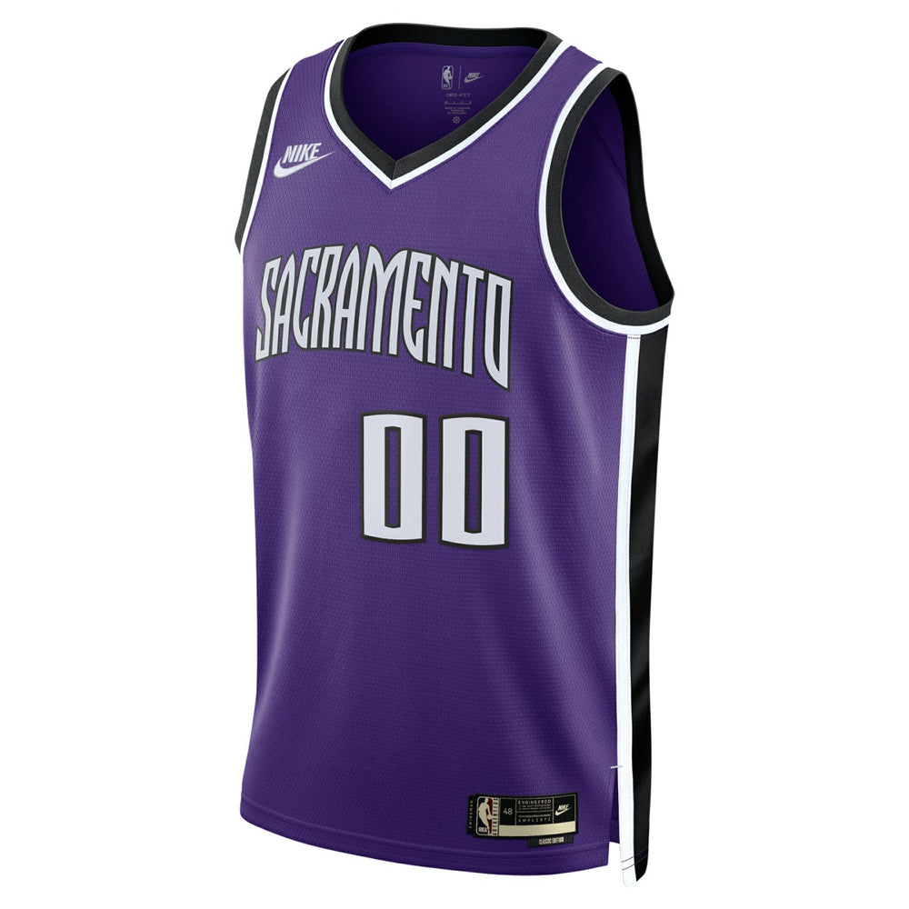 Sacramento Kings Unisex Adult Swingman Custom Jersey Classic Edition Purple