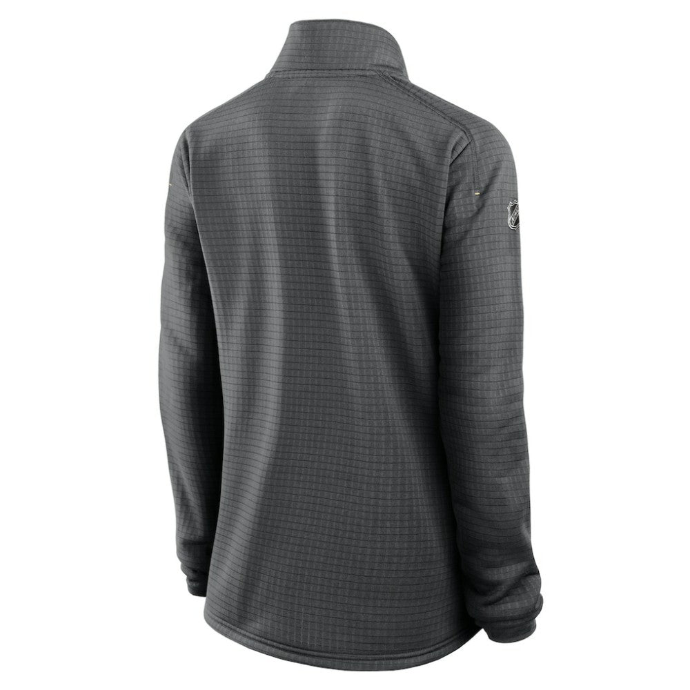 NHL Vegas Golden Knights Fanatics Women's Authentic Pro Rink Quarter-Zip Pullover  - Charcoal