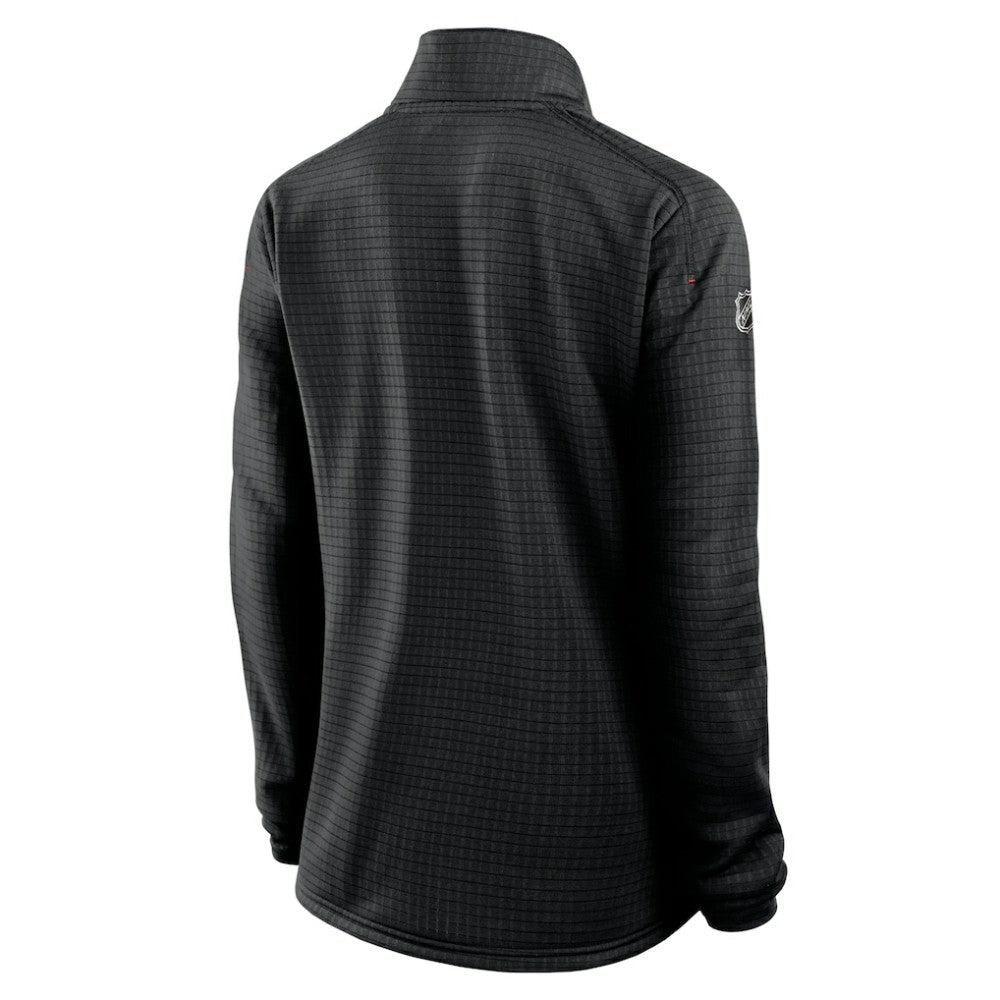 NHL Ottawa Senators Fanatics Women's Authentic Pro Rink Quarter-Zip Pullover  - Black