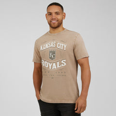Kansas City Royals Darius Rucker Collection by Fanatics Sun Faded T-Shirt - Tan T-shirts