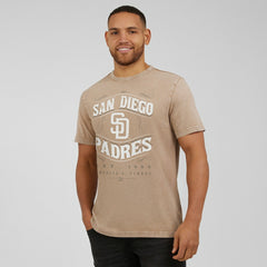 San Diego Padres Darius Rucker Collection by Fanatics Sun Faded T-Shirt - Tan T-shirts